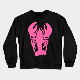 Pink Lobster Crewneck Sweatshirt